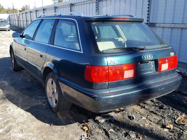 WAUJC84A5VN053782 - 1997 AUDI A6 QUATTRO GREEN photo 3