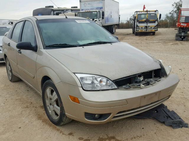 1FAFP34N37W203250 - 2007 FORD FOCUS ZX4 BEIGE photo 1