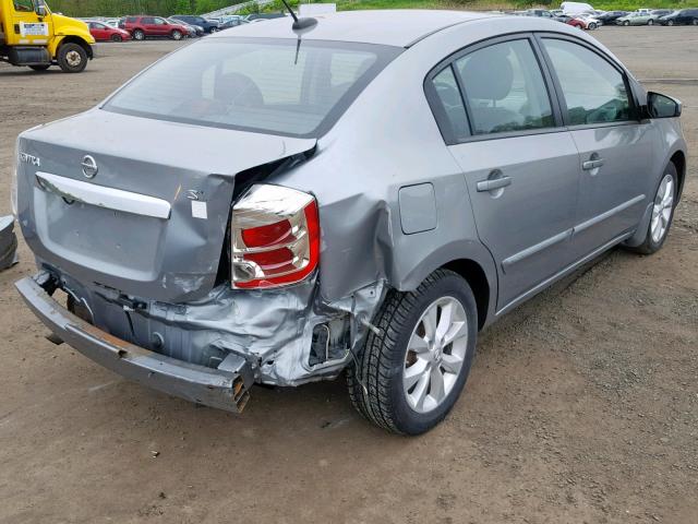 3N1AB6AP3AL655239 - 2010 NISSAN SENTRA 2.0 GRAY photo 4