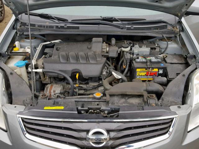 3N1AB6AP3AL655239 - 2010 NISSAN SENTRA 2.0 GRAY photo 7