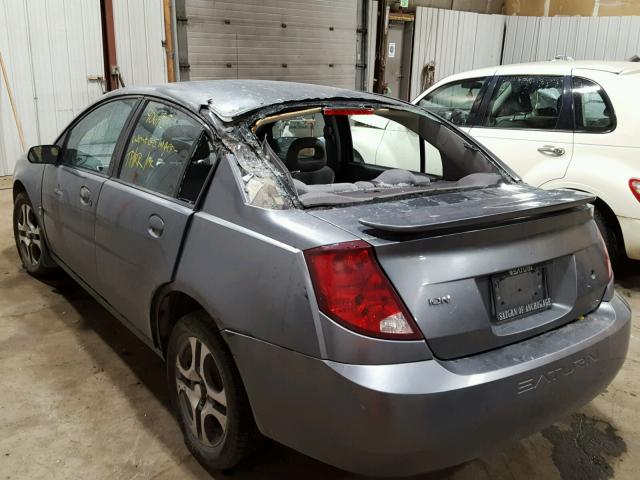 1G8AK54F85Z141454 - 2005 SATURN ION LEVEL GRAY photo 3