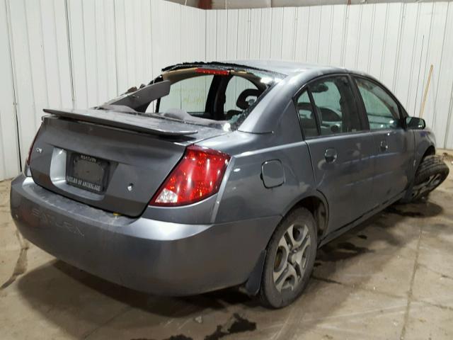 1G8AK54F85Z141454 - 2005 SATURN ION LEVEL GRAY photo 4