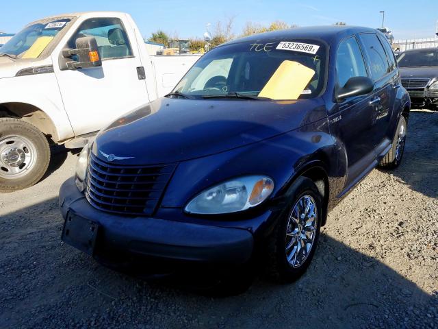 3C4FY48B42T329211 - 2002 CHRYSLER PT CRUISER BLUE photo 2