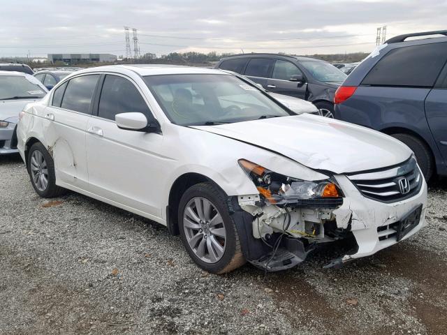 1HGCP3F81BA030436 - 2011 HONDA ACCORD EXL WHITE photo 1