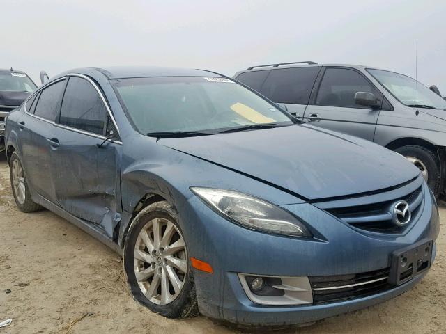 1YVHZ8DH9D5M00620 - 2013 MAZDA 6 TOURING BLUE photo 1