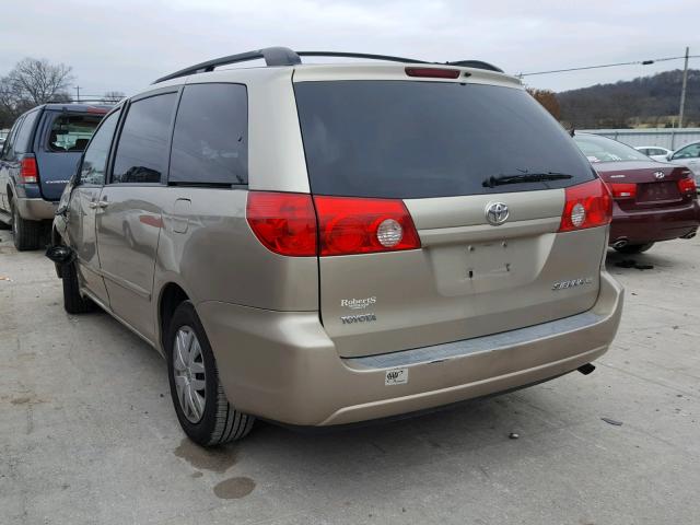 5TDZK23C68S115777 - 2008 TOYOTA SIENNA CE/ TAN photo 3