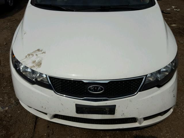 KNAFU4A20A5268652 - 2010 KIA FORTE EX WHITE photo 7