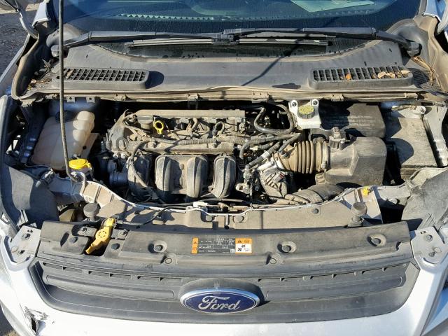 1FMCU0F78EUB79325 - 2014 FORD ESCAPE S SILVER photo 7