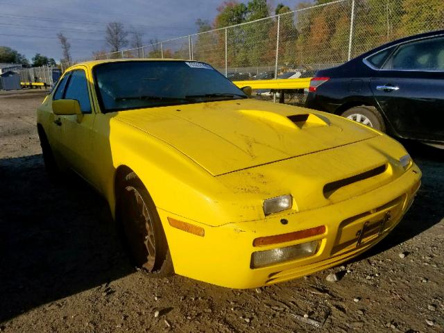 WP0AA0956GN152538 - 1986 PORSCHE 944 YELLOW photo 1