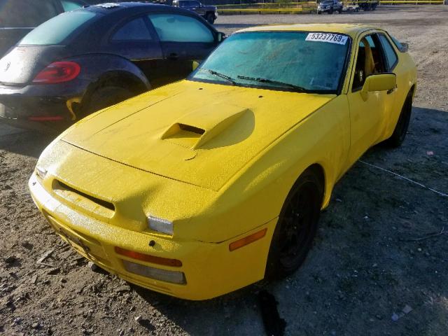 WP0AA0956GN152538 - 1986 PORSCHE 944 YELLOW photo 9