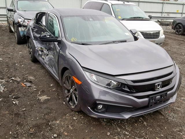 2HGFC2F89KH562053 - 2019 HONDA CIVIC SPOR GRAY photo 1