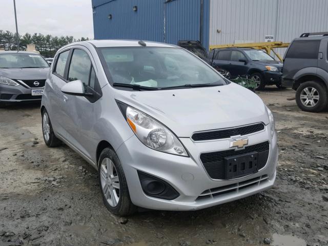 KL8CD6S90EC535554 - 2014 CHEVROLET SPARK 1LT SILVER photo 1