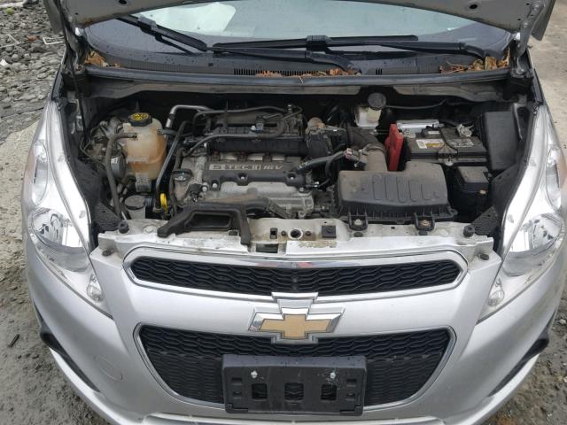 KL8CD6S90EC535554 - 2014 CHEVROLET SPARK 1LT SILVER photo 7