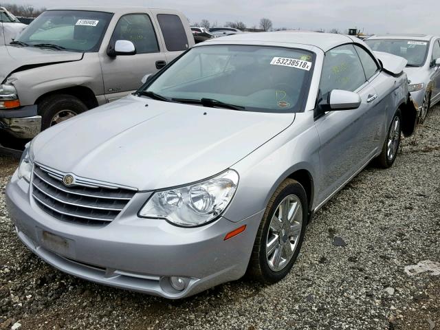 1C3BC6EV9AN108228 - 2010 CHRYSLER SEBRING LI SILVER photo 2