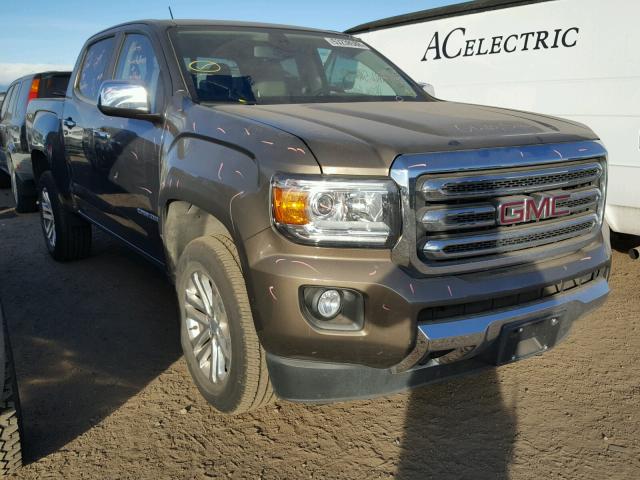 1GTG6DEN4H1236472 - 2017 GMC CANYON SLT BROWN photo 1