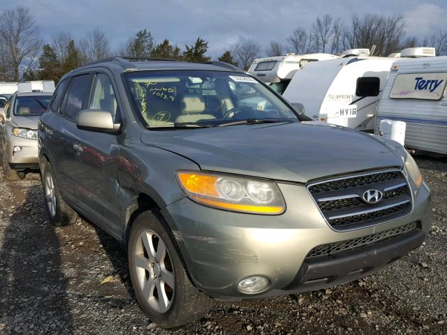 5NMSH13E59H292935 - 2009 HYUNDAI SANTA FE S GREEN photo 1