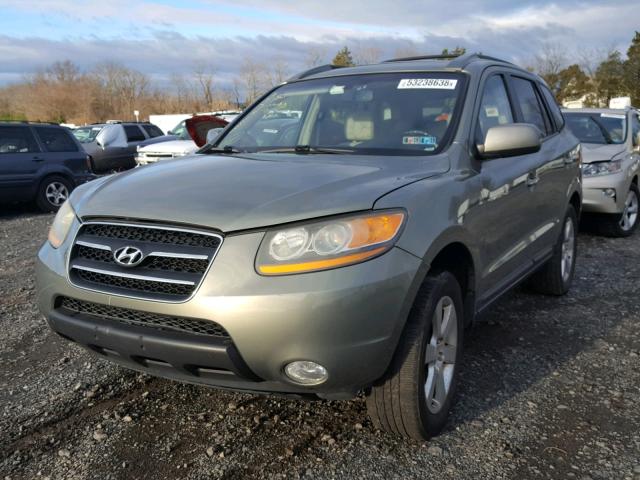 5NMSH13E59H292935 - 2009 HYUNDAI SANTA FE S GREEN photo 2