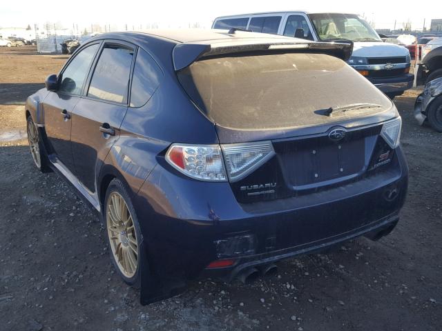 JF1GR8G68BL806396 - 2011 SUBARU IMPREZA WR BLUE photo 3