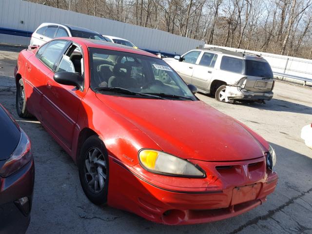 1G2NW52E82C257519 - 2002 PONTIAC GRAND AM G RED photo 1