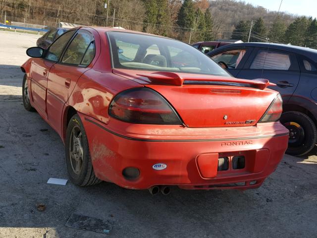 1G2NW52E82C257519 - 2002 PONTIAC GRAND AM G RED photo 3