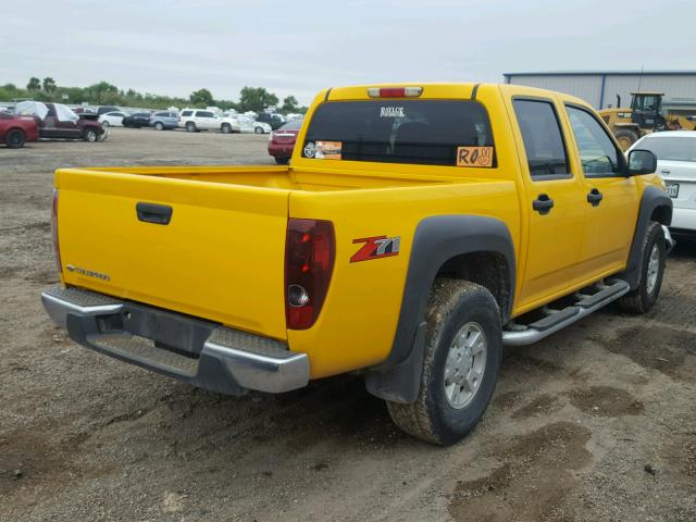 1GCDS136268175278 - 2006 CHEVROLET COLORADO YELLOW photo 4