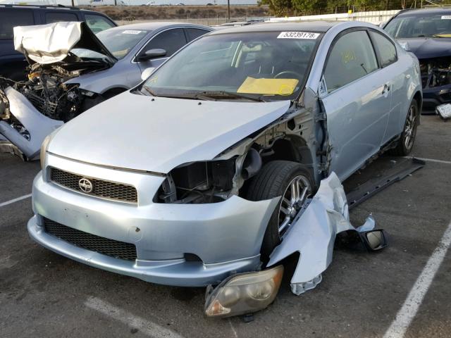 JTKDE177460111485 - 2006 TOYOTA SCION TC ლურჯი ფოტო 2