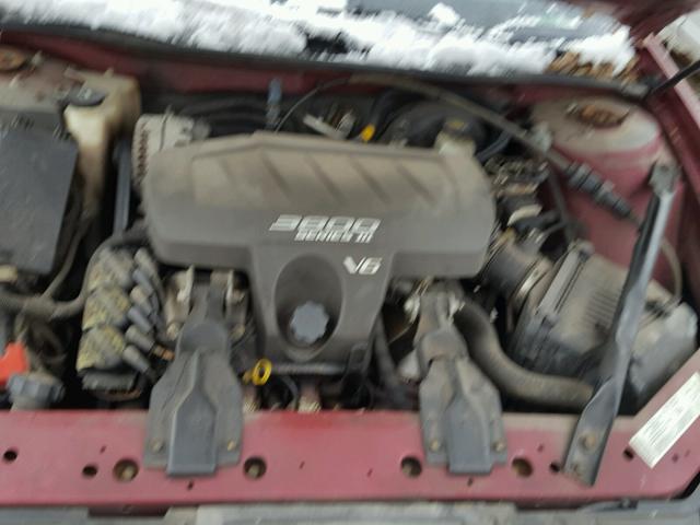 2G2WS522041123912 - 2004 PONTIAC GRAND PRIX MAROON photo 7