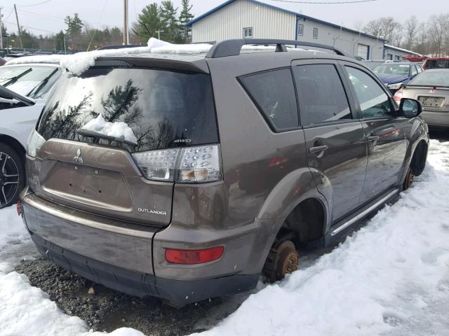 JA4JT3AW7CU030300 - 2012 MITSUBISHI OUTLANDER BROWN photo 4