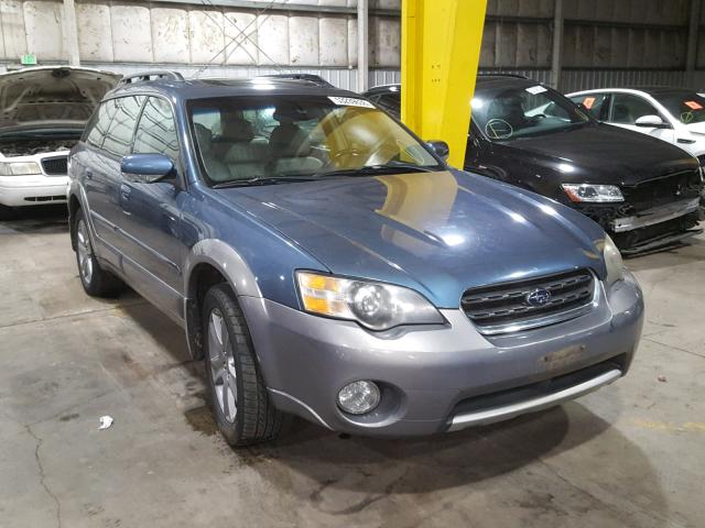 4S4BP86C554377147 - 2005 SUBARU LEGACY OUT BLUE photo 1