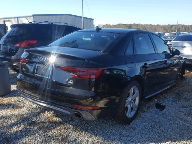 WAUKMAF45JA120768 - 2018 AUDI A4 ULTRA P BLACK photo 4