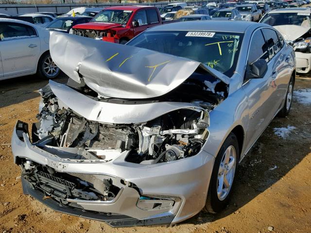 1G1ZB5ST6HF176817 - 2017 CHEVROLET MALIBU LS 银色 照片 2