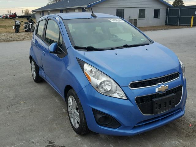 KL8CB6S94EC590157 - 2014 CHEVROLET SPARK LS BLUE photo 1