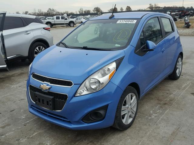 KL8CB6S94EC590157 - 2014 CHEVROLET SPARK LS BLUE photo 2