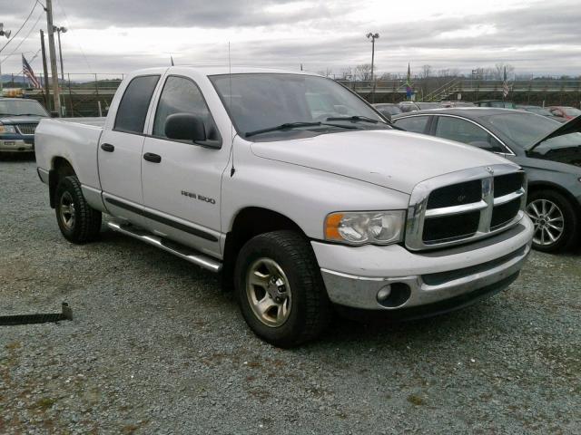 1D7HU18N25S124480 - 2005 DODGE RAM 1500 S WHITE photo 1