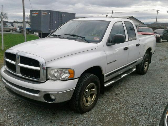 1D7HU18N25S124480 - 2005 DODGE RAM 1500 S WHITE photo 2