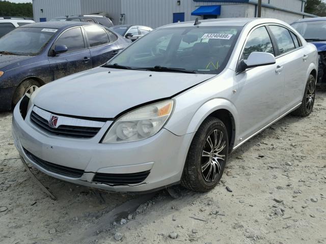 1G8ZS57B09F213699 - 2009 SATURN AURA XE SILVER photo 2