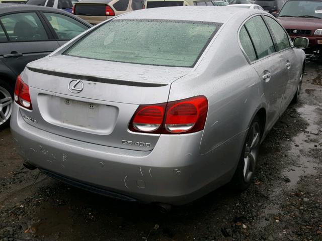 JTHBN96S765001065 - 2006 LEXUS GS GENERAT SILVER photo 4