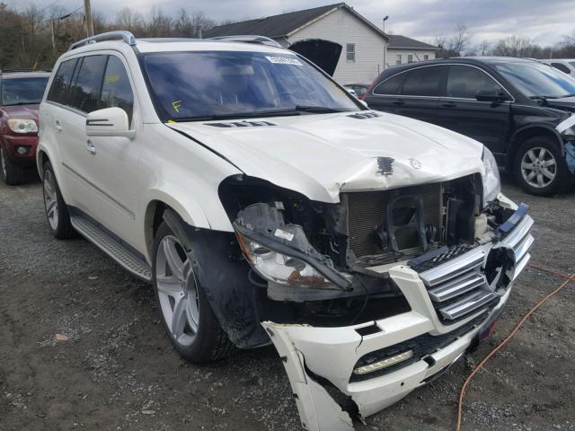 4JGBF8GE9CA777472 - 2012 MERCEDES-BENZ GL 550 4MA WHITE photo 1