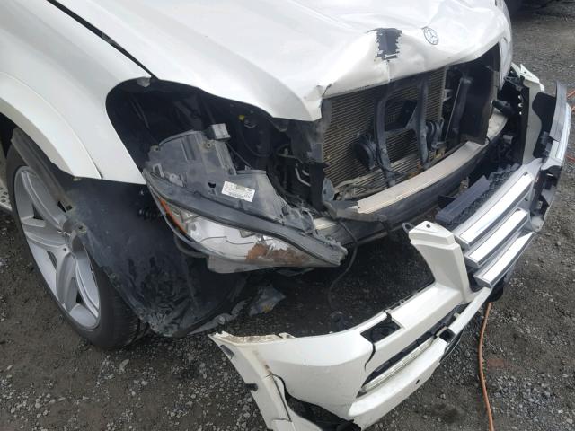 4JGBF8GE9CA777472 - 2012 MERCEDES-BENZ GL 550 4MA WHITE photo 9