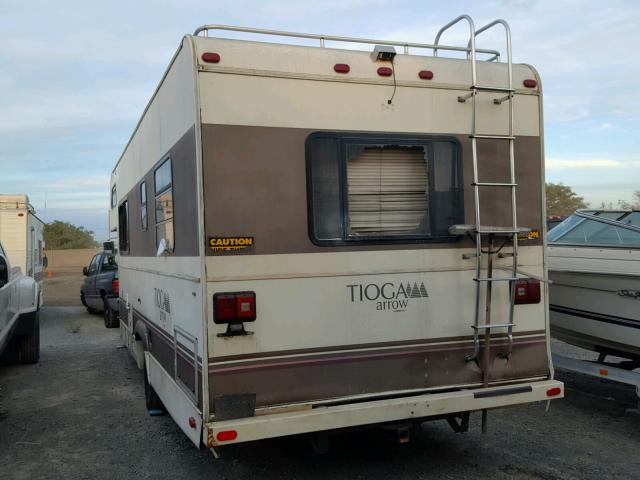 1FDKE30G8MHB36890 - 1992 TIOG MOTORHOME WHITE photo 3