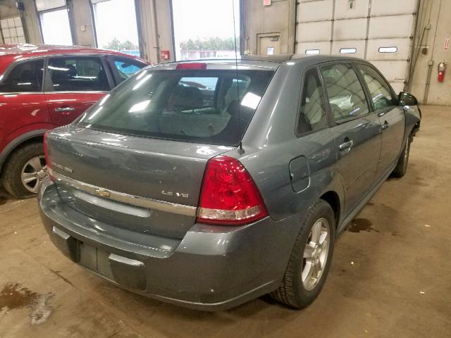 1G1ZT64815F189787 - 2005 CHEVROLET MALIBU MAX 灰色 照片 4