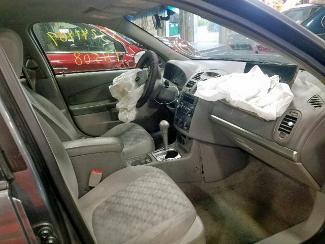 1G1ZT64815F189787 - 2005 CHEVROLET MALIBU MAX 灰色 照片 5