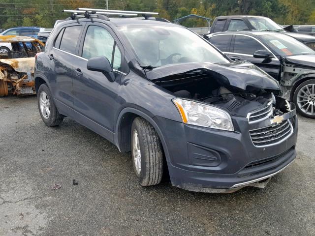 3GNCJLSB9GL215973 - 2016 CHEVROLET TRAX 1LT GRAY photo 1