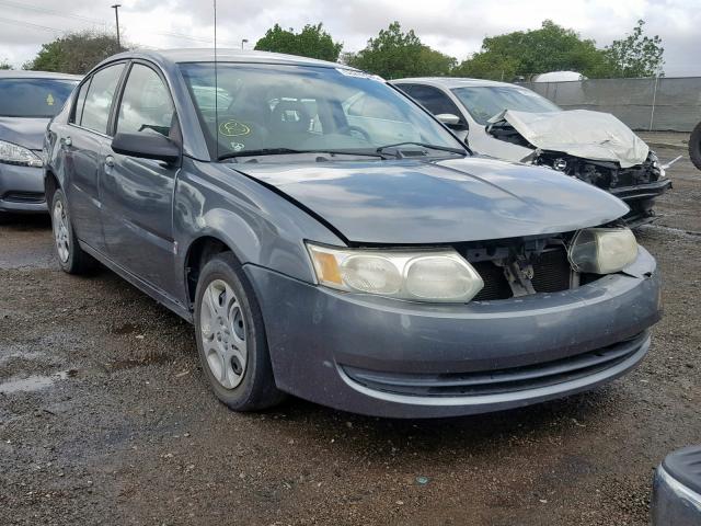 1G8AJ54F34Z185296 - 2004 SATURN ION LEVEL GRAY photo 1