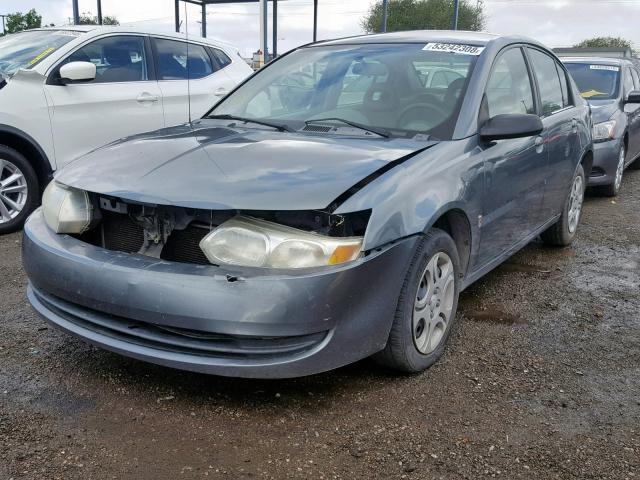 1G8AJ54F34Z185296 - 2004 SATURN ION LEVEL GRAY photo 2
