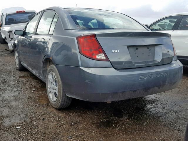 1G8AJ54F34Z185296 - 2004 SATURN ION LEVEL GRAY photo 3