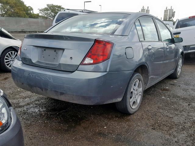 1G8AJ54F34Z185296 - 2004 SATURN ION LEVEL GRAY photo 4