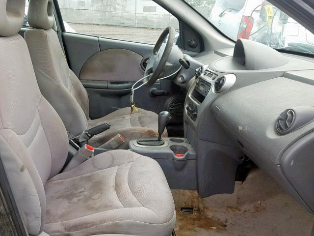 1G8AJ54F34Z185296 - 2004 SATURN ION LEVEL GRAY photo 5