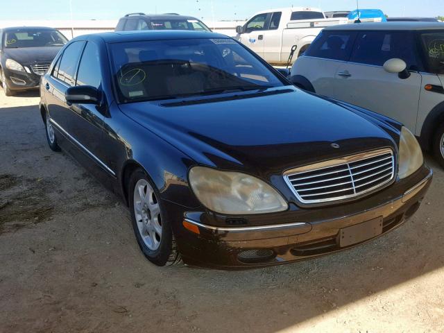 WDBNG75J92A225461 - 2002 MERCEDES-BENZ S 500 BLACK photo 1