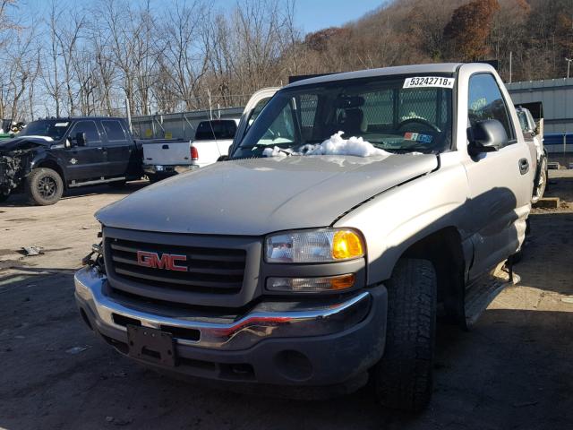 3GTEK14X87G164776 - 2007 GMC NEW SIERRA GRAY photo 2